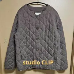【studio CLIP】キルティングジャケット フリーサイズ