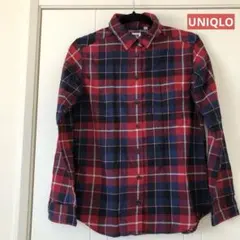 ユニクロ　チェック　ネルシャツ　レディース　Mサイズ