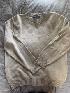 Polo by Ralph Lauren 古着 グレーセーターL