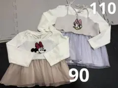 プティマイン　ミニー・デイジー　110cm 90cm トップス