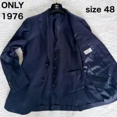【ONLY 1976】カノニコ生地 ジャケット＆ベスト セット ネイビー 48のサムネイル