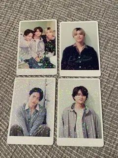 timelesz 菊池風磨 佐藤勝利 松島聡 ポラロイド風トレカ4枚セット