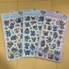 新春SALE 新品未使用　スティッチ　シール　3枚set