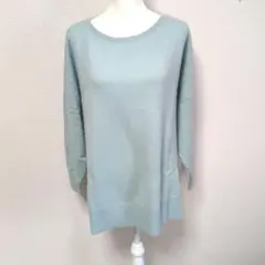 プラステ　ニット　セーター　ゆったりサイズ