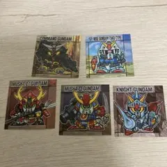 元祖SDガンダムスナックシール　5枚セット