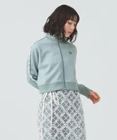 FRED PERRY トラックジャケット ECRU, SILVER BLUE