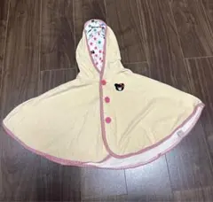 ミキハウス MIKIHOUSE ポンチョ フリーサイズ 女の子