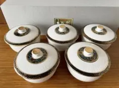 九谷焼 蓋付汲出揃 亀甲文 湯呑 5客セット 来客用 茶器 - メルカリ