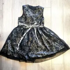 ariciana 花柄 フレアドレス 130㎝