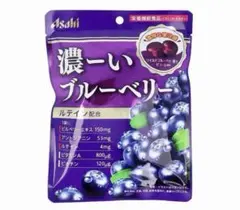 アサヒ 濃ーいブルーベリー 84g キャンディ ルテイン・V.A 栄養機能食品のサムネイル