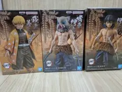 【新品・未開封品】鬼滅の刃 フィギュア 3体セット 我妻善逸 嘴平伊之助