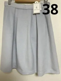 ロペピクニック　フレアスカート　水色　38 M
