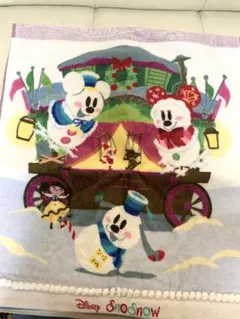 【ディズニー限定品】クリスマス☆35周年フェイスタオル SnowSnow 限定品