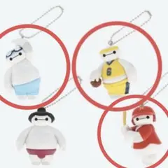 ベイマックス　カプセルトイ　野球　バスケ　水泳