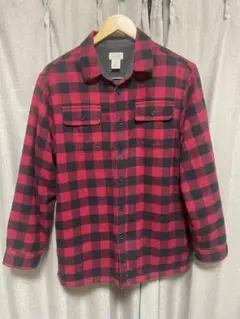 L.L.Bean 裏フリース バッファローチェック ヘビネル シャツジャケット