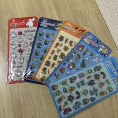ぷくぷくシール PUKUPUKUシール ディズニー 5点セット
