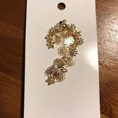 フラワーイヤーデコレーション ピアス