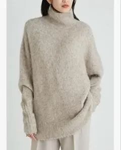 Mila Owen アルパカ混タートルニット