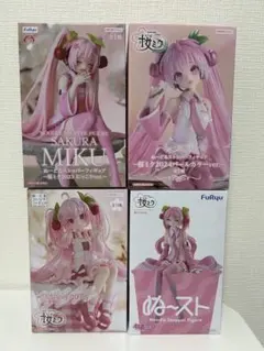 FuRyu 桜ミク ぬーどるストッパーフィギュア 4種セット