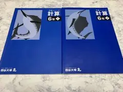 四谷大塚　予習シリーズ　計算　6年　上下　2冊セット　算数