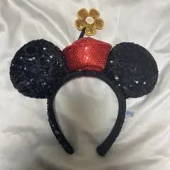 ミニーマウス風 スパンコール カチューシャ