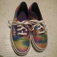 VANS  RAINBOW color スパンコール ERA