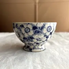 フランスアンティーク 陶器製 小鉢 花柄 ブルー＆ホワイト フランスアンティーク 陶器製 小鉢 花柄 ブルー＆ホワイト - メルカリ
