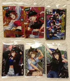 ウマ娘　プリティーダービー　ツインウエハース第９Ｒ　6枚セット