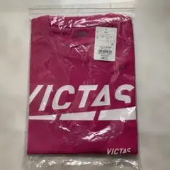 VICTAS PLAY LOGO TEE ホットピンク Lサイズ