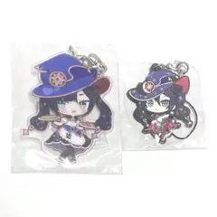 原神　モナ　スイパラ　アクリルキーホルダー　ラバーストラップ　ラバスト　セット