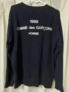 COMME des GARÇONS Homme 1989 ブラックトレーナー
