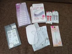 未開封ネイルセット　ネイルチップ 120枚 UV-LEDライトセット