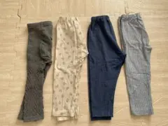 ユニクロ　レギンス ベビー 4点　2点おまけの合計6点セット