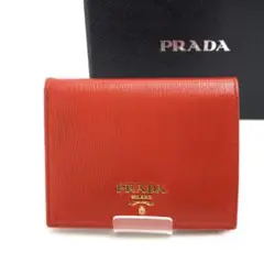 ✨新品未使用✨　PRADA ミニ財布　ヴィッテロ　レター　ペーパーミニ　折り財布 2025年最新】ヴィッテロダイノレザー ミニ財布の人気アイテム