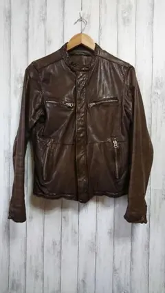 定価6万円 ナノユニバース ライダースジャケット