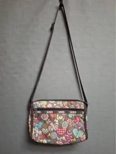 LeSportsac ハート柄　カラフルショルダーバッグ