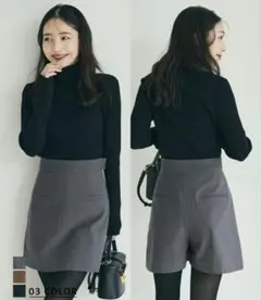 【1月末迄】Basement onlne楽天 スカートショートパンツ グレーXS