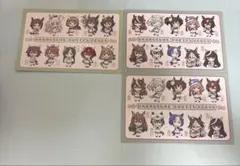 ウマ娘プリティーダービーご当地デザインポストカード3枚(アニメイトノベルティ)