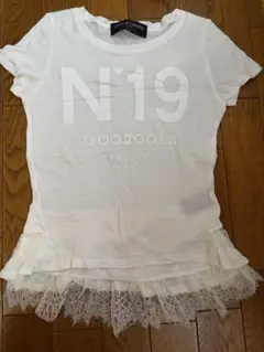 COOLATIQUES N°19 半袖Tシャツ レース装飾 ホワイトのサムネイル