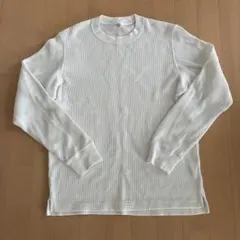 UNIQLO 長袖 ワッフルTシャツ Sサイズ