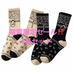 【新品未使用】TRAVIS SCOTT CACTUS JACKソックス4足セット
