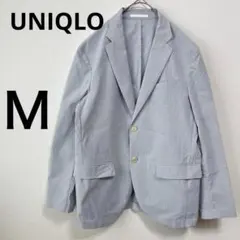 UNIQLO 【Ｍ】テーラードジャケット ライトグレー お仕事　オフィス