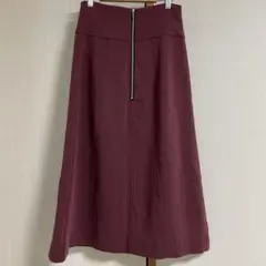 スナイデル　snidel バーガンディ Aラインスカート