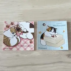 mofusand わっふれーむ シール 2種