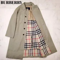 美品✨バーバリー ライナー付 バルマカーンコート ノバチェック柄 ステンカラー