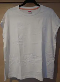 niko and オフホワイト コットンノースリーブ Tシャツ