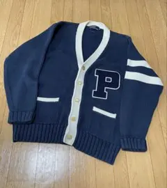 Polo by Ralph Lauren レタードnavy カーディガン Mのサムネイル