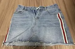 激安！デニムミニスカート ライトブルー