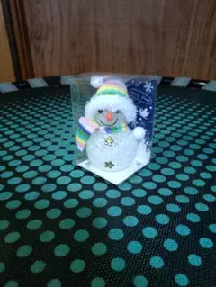 キラキラ　いろんな　色　に　光る　可愛い　LED　雪だるま　ライト