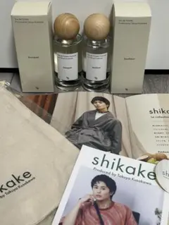 shikake シカケ 香水2種＆小冊子 ポストカード 巾着袋セット